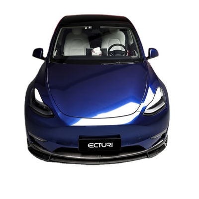 Bộ phận ô tô Bộ cơ thể sợi cacbon cho Tesla MODEL Y MODEL Y Upgraded Ecturi Style Bộ cơ thể lưỡi dao phía trước Diffuser Spoiler