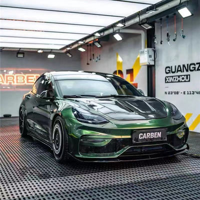 FPR 2019 Spoiler For Tesla Model 3 Body Kit 2022 ACP phong cách Mặt trước và đằng sau