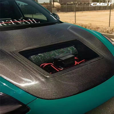 146cm Mô hình 3 Tesla Body Kit Nhựa Transparent Carbon Fiber Hood
