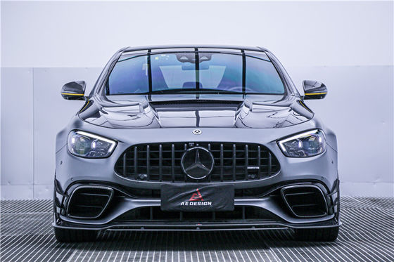 Bộ phận ô tô Carbon Fiber Body Kit cho Mercedes E63S E63s Carbon Fiber Front Scoop Diffuser Spoiler Carbon Fiber Hood
