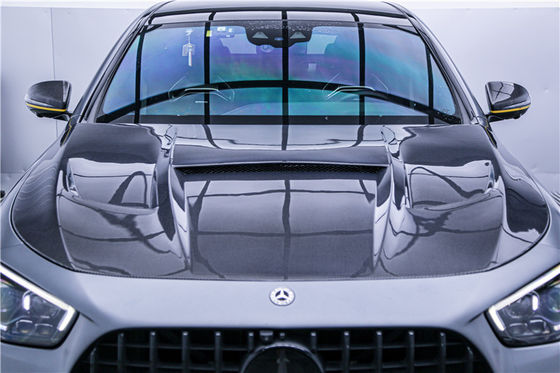 Bộ phận ô tô Carbon Fiber Body Kit cho Mercedes E63S E63s Carbon Fiber Front Scoop Diffuser Spoiler Carbon Fiber Hood