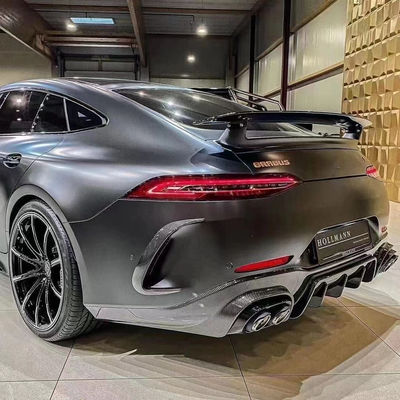 Bộ phận ô tô Bộ cơ thể sợi cacbon cho Mercedes AMG GT63S GT63S Bộ cơ thể nâng cấp kiểu ngực phía trước Scoop Diffuser Spoiler