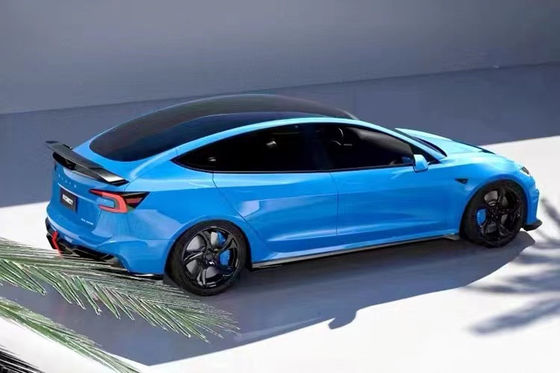 2024 sửa chữa Tesla Body Kit Carbon Fiber Model 3 Spoiler Robot Style Bốp trước và sau