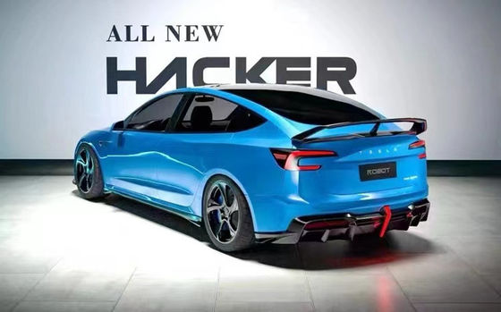 2024 sửa chữa Tesla Body Kit Carbon Fiber Model 3 Spoiler Robot Style Bốp trước và sau