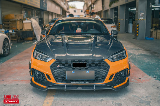 Phân tích ô tô cho Audi A5 S5 RS5 Carbon Fiber Hood A5 S5 RS5 Upgraded Transparent Style Hood Hatch