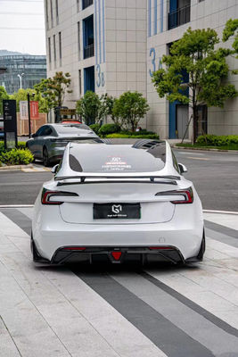 Carbon Fiber Tesla Model 3 Body Kit sửa chữa mới Tesla Side Skirt Diffuser môi trước