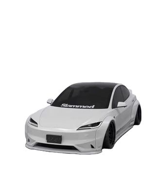 2020- Tesla Body Kit Nhựa Sợi LB Phong cách Tesla Model 3 Spoiler Diffuser môi trước