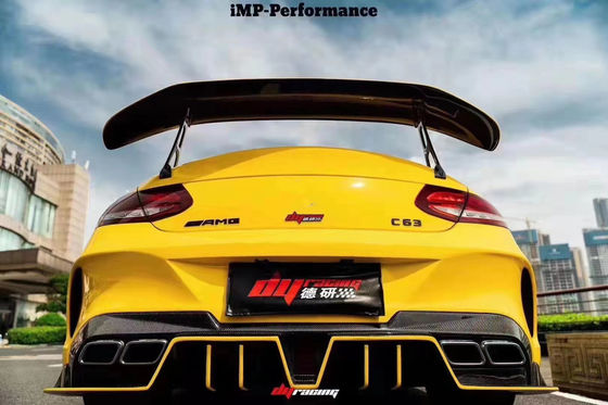 Phân tích ô tô cho Mercedes C63 Coupe Carbon Fiber Spoiler W205 C63 C63S nâng cấp kiểu IMP GT Tail Spoiler