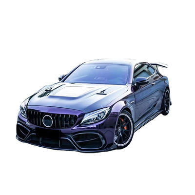 Phụ tùng ô tô cho Mercedes C63 C63S Coupe Body Kit C63 C63S Coupe nâng cấp phong cách IMP phía trước và phía sau Bumpper Spoiler Body Kit
