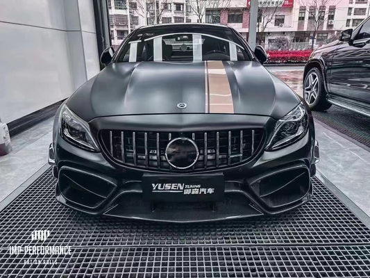 Phụ tùng ô tô cho Mercedes C63 C63S Coupe Body Kit C63 C63S Coupe nâng cấp phong cách IMP phía trước và phía sau Bumpper Spoiler Body Kit