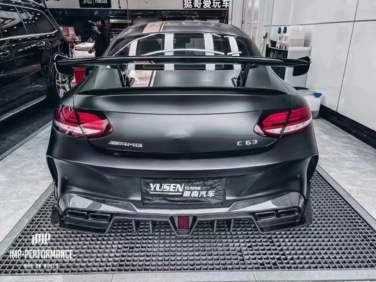 Phụ tùng ô tô cho Mercedes C63 C63S Coupe Body Kit C63 C63S Coupe nâng cấp phong cách IMP phía trước và phía sau Bumpper Spoiler Body Kit