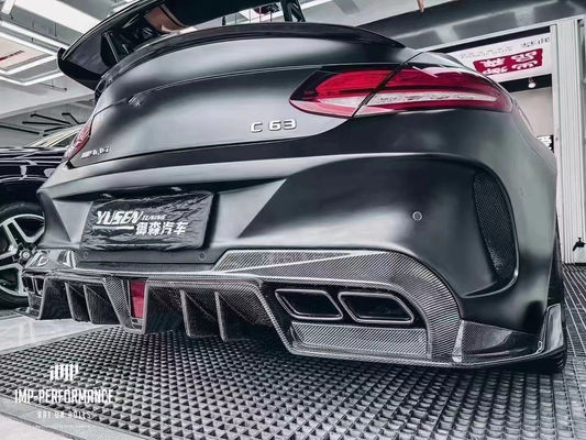 Phụ tùng ô tô cho Mercedes C63 C63S Coupe Body Kit C63 C63S Coupe nâng cấp phong cách IMP phía trước và phía sau Bumpper Spoiler Body Kit