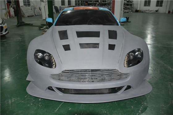 Đối với Aston Martin Vantage Carbon Fiber Body Kit Vantage phía trước và phía sau Bumper Spoiler Hood Widebody Kit