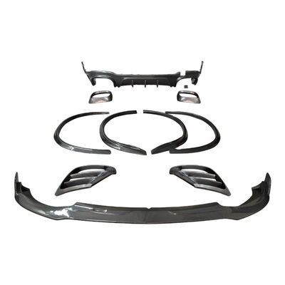 Đối với Mercedes-Benz GLC63 Carbon Fiber Body Kit GLC63 Upgraded Bs Style Carbon Fiber Front Lip Diffuser Spoiler Body Kit