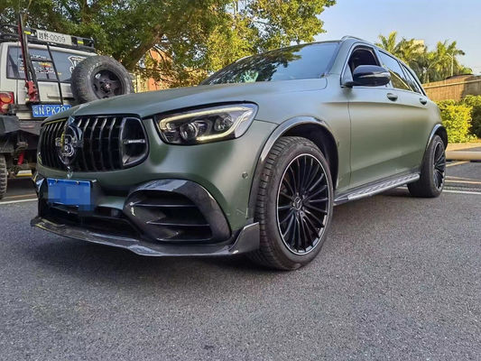 Đối với Mercedes-Benz GLC63 Carbon Fiber Body Kit GLC63 Upgraded Bs Style Carbon Fiber Front Lip Diffuser Spoiler Body Kit