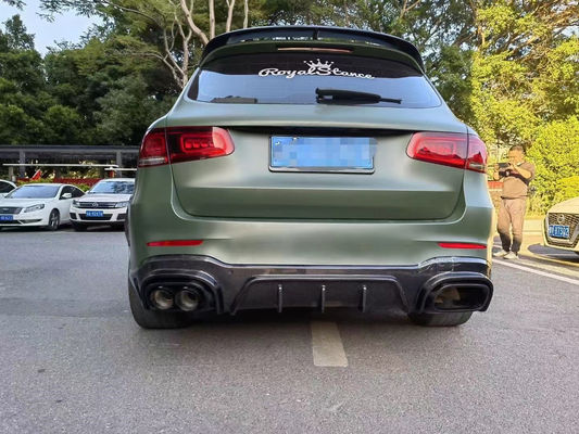 Đối với Mercedes-Benz GLC63 Carbon Fiber Body Kit GLC63 Upgraded Bs Style Carbon Fiber Front Lip Diffuser Spoiler Body Kit