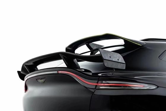 Bright Black Aston Martin Body Kit DBX MSY phong cách Carbon Fiber Spoiler Wing