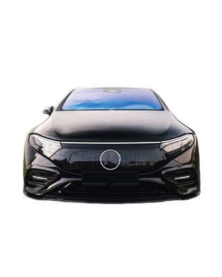 Đối với Mercedes EQS Carbon Fiber Body Kit EQS nâng cấp BS Style Carbon Fiber Front Lip Diffuser Spoiler Body Kit