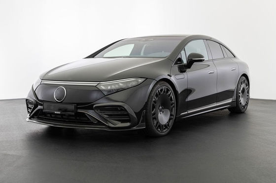 Đối với Mercedes EQS Carbon Fiber Body Kit EQS nâng cấp BS Style Carbon Fiber Front Lip Diffuser Spoiler Body Kit