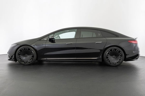 Đối với Mercedes EQS Carbon Fiber Body Kit EQS nâng cấp BS Style Carbon Fiber Front Lip Diffuser Spoiler Body Kit