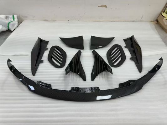 DBS Aston Martin Body Kit Màu trắng 770 phong cách Spoiler phía trước trong xe hơi môi Diffuser