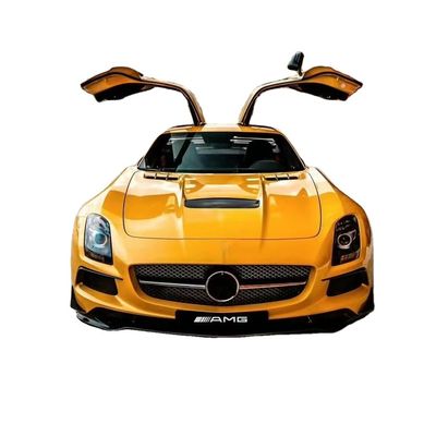 Đối với Mercedes SLS R197 Carbon Fiber Body Kit SLS Upgrades Black Series phong cách phía trước và phía sau Bumper Spoiler Hood