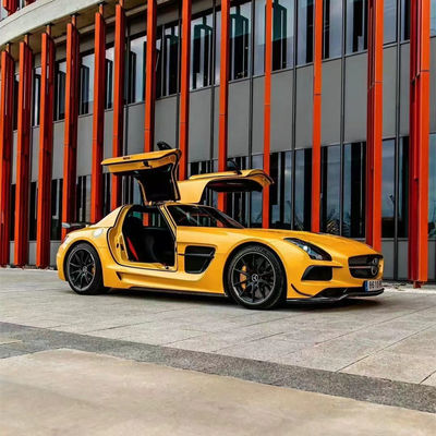 Đối với Mercedes SLS R197 Carbon Fiber Body Kit SLS Upgrades Black Series phong cách phía trước và phía sau Bumper Spoiler Hood