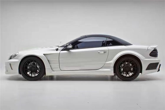 Đối với Mercedes SL R230 Widebody Kit SL R230 nâng cấp Misha phong cách phía trước và phía sau Bumper Spoiler Widebody Kit