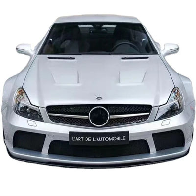 Đối với Mercedes SL R230 Widebody Kit SL R230 nâng cấp BS phong cách phía trước và phía sau Bumper Spoiler Widebody Kit