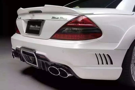 Đối với Mercedes SL R230 Widebody Kit SL R230 nâng cấp phong cách WD phía trước và phía sau Bumper Spoiler Widebody Kit