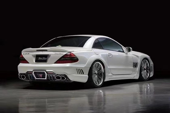 Đối với Mercedes SL R230 Widebody Kit SL R230 nâng cấp phong cách WD phía trước và phía sau Bumper Spoiler Widebody Kit