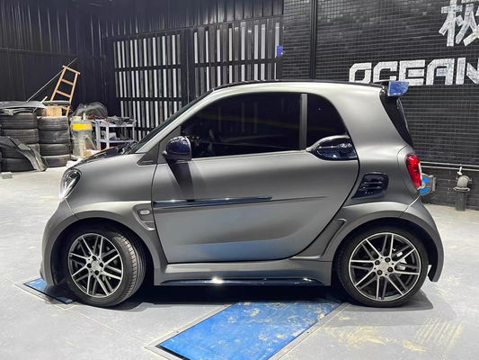 Đối với Mercedes Smart Carbon Fiber Body Kit SMART nâng cấp MSY phong cách Carbon Fiber phía trước môi Diffuser Spoiler Widebody Kit