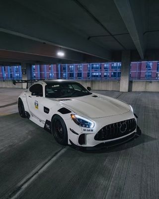 Đối với Mercedes AMG GT Carbon Fiber Widebody Kit AMG GT nâng cấp CBE phong cách phía trước môi Diffuser Spoiler Widebody Kit