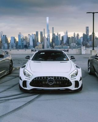 Đối với Mercedes AMG GT Carbon Fiber Widebody Kit AMG GT nâng cấp CBE phong cách phía trước môi Diffuser Spoiler Widebody Kit