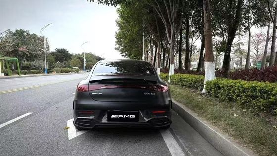 Đối với Mercedes EQE Carbon Fiber Body Kit EQE Upgrade BS Style Carbon Fiber Front Lip Diffuser Spoiler Body Kit
