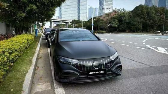 Đối với Mercedes EQE Carbon Fiber Body Kit EQE Upgrade BS Style Carbon Fiber Front Lip Diffuser Spoiler Body Kit