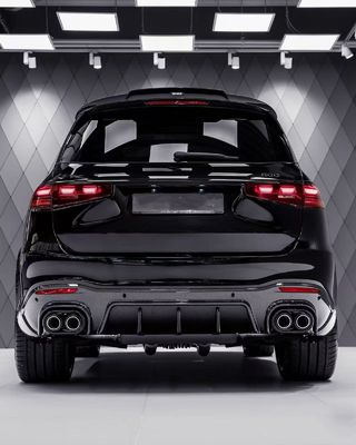Đối với Mercedes X167 GLS450 Carbon Fiber Body Kit GLS Upgrade BS Style Mặt trước môi Diffuser Spoiler Widebody Kit