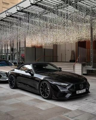 SL63 Mercedes Benz Sl Body Kit 2015 - 2016 BS Style Hood Spoiler Diffuser môi phía trước