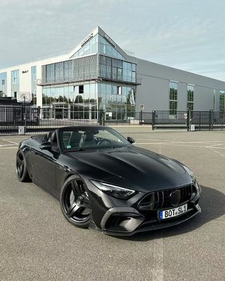 SL63 Mercedes Benz Sl Body Kit 2015 - 2016 BS Style Hood Spoiler Diffuser môi phía trước